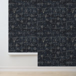 Mathematical Formulas On Black Draught Chalkboard Wallpaper<br><div class="desc">Mathematical Formulas On Black Draught Chalkboard Wall Decoration. Solutions for the interior decor.</div>