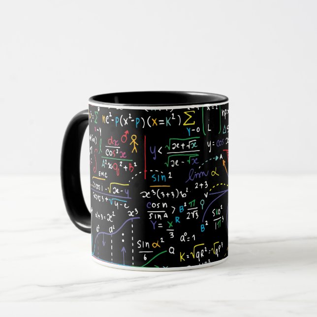 Mathematical geometry student teacher mug (Front Left)
