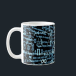 Mathematical Geometry Teacher Path Coffee Mug<br><div class="desc">Mathematics Geometry Coffee-/ Teetasse This cup is an ideal gift for teachers,  mathematicians,  whether elementary school or high school of any mathematics and calculation type lover loves this equation cup</div>
