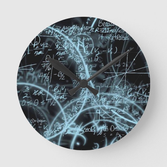 mathematical style clock (Front)