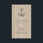 Mathematical Teacher - Nautical Anchor Wood Business Card<br><div class="desc">Elevate your professional image with this expertly designed business card. Whether you're connecting with clients, expanding your network, or promoting your brand, this card delivers a polished and lasting impression. Zazzle's user-friendly customization options make it easy to tailor the text, fonts, and layout to perfectly align with your brand's aesthetic....</div>