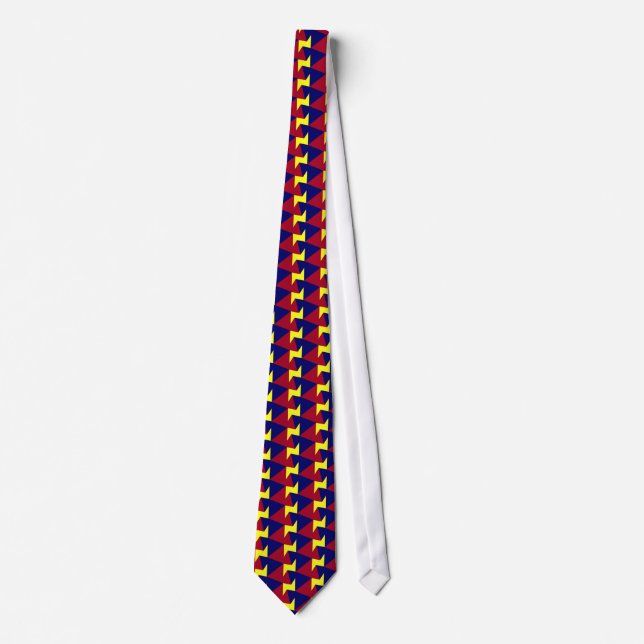 Mathematical Tessellation Tie (Front)