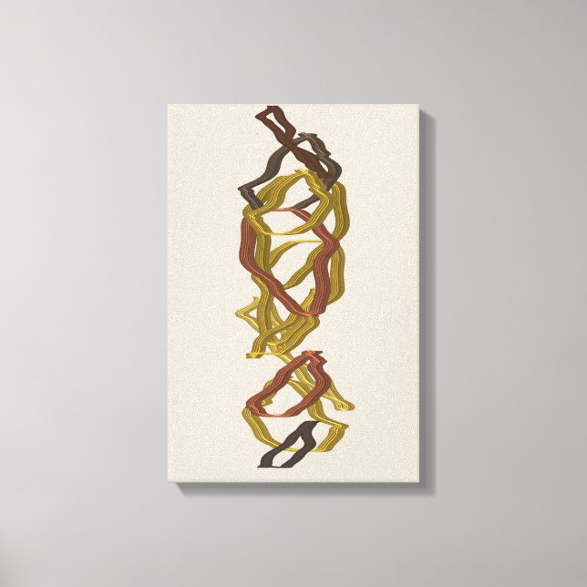 Mathematically Aligned Sculpture  Canvas Print (Front)