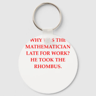 mathematician keychain