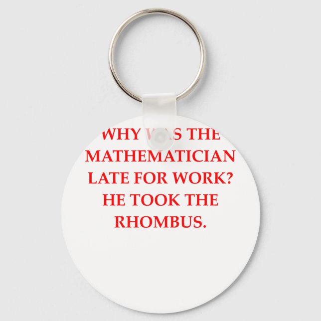 mathematician keychain (Front)