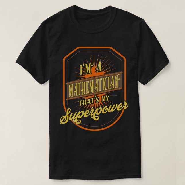 Mathematician T-Shirt (Design Front)