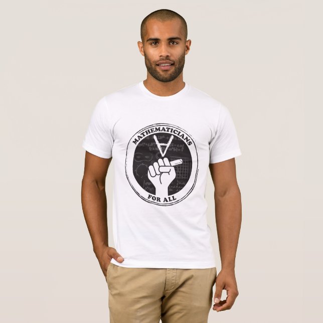 Mathematicians for All T-shirt (Front Full)
