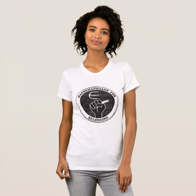 Mathematicians for Belonging T-shirt (Front Full)