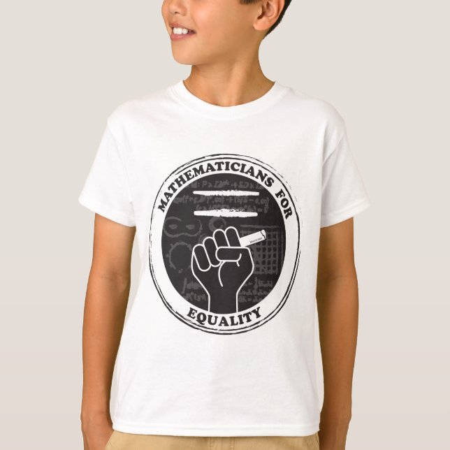 Mathematicians for Equality T-Shirt (Front)