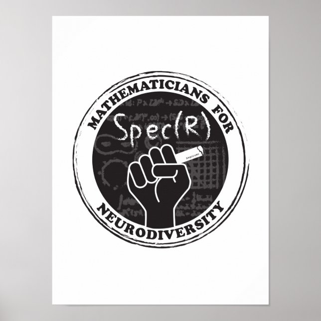 Mathematicians for Neurodiversity Poster (Front)