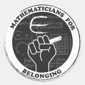 Mathématiciens pour autocollants de l'Appartenance