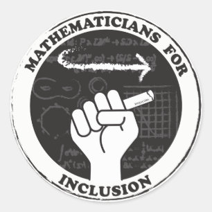 Mathématiciens pour autocollants Inclusion