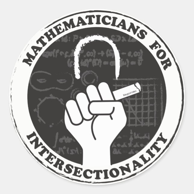 Mathématiciens pour les autocollants d'intersectio (Devant)