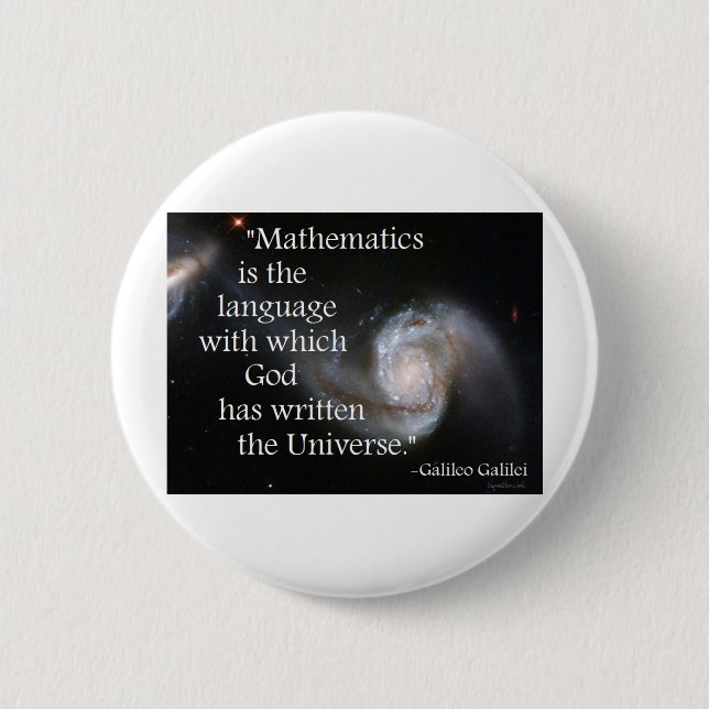 Mathematics 2 Inch Round Button (Front)