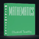 Mathematics 3 ring binder<br><div class="desc">Personalized Mathematics 3 ring binder
You’ve spent time crafting interesting reports, so why not create an eye-catching Avery custom binder to match? Showcase your business with custom client binders, proposals and reports, or design unique wedding albums, recipe books and photo albums</div>