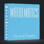 Mathematics 3 ring binder<br><div class="desc">Personalized Mathematics 3 ring binder
You’ve spent time crafting interesting reports, so why not create an eye-catching Avery custom binder to match? Showcase your business with custom client binders, proposals and reports, or design unique wedding albums, recipe books and photo albums</div>