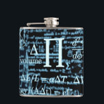 Mathematics Algebra Design Hip Flask<br><div class="desc">This algebra math design is an ideal gift for teachers,  students and all the mathematics love and life. Show all that you are a math genius,  the gift idea for teachers and young mathematicians who add up subtract and love the numbers.</div>