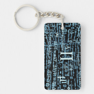 Mathematics Algebra Design Keychain
