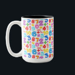 MATHEMATICS AND NUMERICAL OPERATIONS Two-Tone COFFEE MUG<br><div class="desc">If you're a fan of adding,  multiplying,  and dividing,  you'll love this design incorporating numbers in various colors. This design is perfect for showcasing your love for math or giving to a fellow math enthusiast.</div>