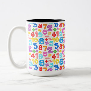 MATHEMATICS AND NUMERICAL OPERATIONS Two-Tone COFFEE MUG