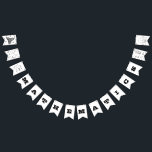 Mathematics Class | Black & White Minimalist Decor Bunting Flags<br><div class="desc">Upgrade your classroom with our Mathematics Class Bunting Banner. Featuring a minimalist black and white design,  this decor showcases mathematical letters and symbols. Customize the background colour to fit your theme. Perfect for back-to-school and classroom makeovers. New for 2024!</div>