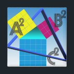 Mathematics, colourful design magnet<br><div class="desc">Mathematics,  colourful design</div>