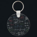 Mathematics Equation for Math Geek Teacher Student Keychain<br><div class="desc">It is a great way to showcase an unique customized tie with this Mathematics Formulas Pattern design. The personalized tie is also a perfect gift for your Professor,  Teacher,  Dad,  Grandpa,  Uncle,  Step dad,  or any special someone,  they will be proud to wear.</div>