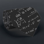 Mathematics Equation for Math Geek Teacher Student Tie<br><div class="desc">It is a great way to showcase an unique customized tie with this Mathematics Formulas Pattern design. The personalized tie is also a perfect gift for your Professor, Teacher, Dad, Grandpa, Uncle, Step dad, or any special someone, they will be proud to wear! (You can change the background colour by...</div>