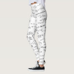 Mathematics Equations Womens Yoga Running Leggings<br><div class="desc">Math Formulas,  Equations and Numbers on gym workout yoga pants leggings. Let everyone know how much you love math or a great gift for the scientifically and mathematically conscious workout friend of yours.</div>