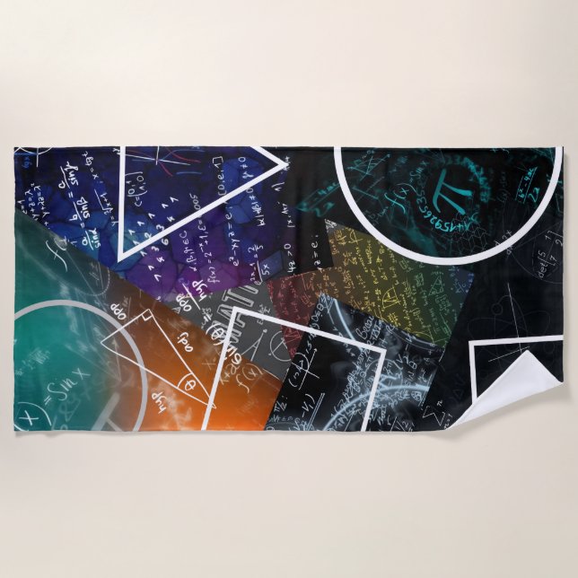 Mathematics Formula Beach Towel (Front)