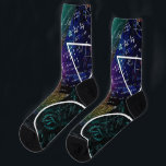 Mathematics Formula Crew Socks<br><div class="desc">Make every step smarter with these stylish crew socks,  designed with a vibrant mix of mathematical formulas,  geometric shapes,  and colourful accents. Perfect for math enthusiasts,  teachers,  and students,  these socks add a fun and academic twist to any outfit while providing all-day comfort.</div>
