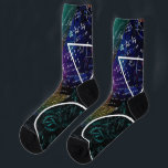 Mathematics Formula Crew Socks<br><div class="desc">Make every step smarter with these stylish crew socks,  designed with a vibrant mix of mathematical formulas,  geometric shapes,  and colourful accents. Perfect for math enthusiasts,  teachers,  and students,  these socks add a fun and academic twist to any outfit while providing all-day comfort.</div>