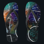Mathematics Formula Flip Flops<br><div class="desc">Step out in style and show your love for learning with these flip flops, featuring a vibrant design of mathematical formulas, equations, and geometric shapes. Ideal for students, teachers, and STEM fans, these sandals bring comfort and creativity to your casual look, perfect for summer or lounging</div>