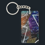 Mathematics Formula Keychain<br><div class="desc">Carry inspiration everywhere with this round keychain, featuring a colourful mix of mathematical formulas, equations, and geometric designs. Perfect for students, teachers, and STEM enthusiasts, this lightweight accessory highlights a love for learning on the go.</div>