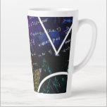 Mathematics Formula Latte Mug<br><div class="desc">Elevate your coffee experience with this stylish latte mug,  featuring a vivid collage of mathematical equations,  formulas,  and geometric diagrams. Perfect for math lovers and STEM fans,  this mug brings a sense of curiosity and creativity to each sip,  making it great for home,  school,  or office.</div>