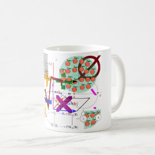 mathematics formula physics school coffee mug