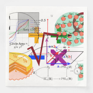 mathematics formula physics school napkin
