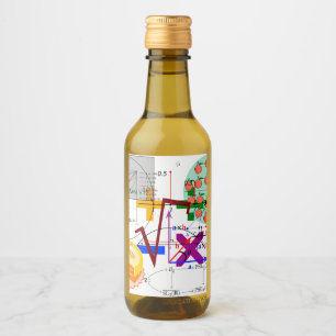 mathematics formula physics school wine label