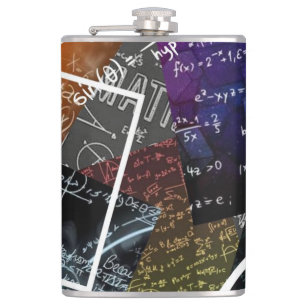 Mathematics Formula Vinyl Flask
