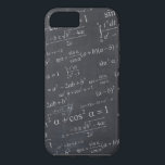 Mathematics Formulas on Chalkboard - Funny & Cool iPhone 8/7 Case<br><div class="desc">Your iPhone deserves a little decoration. Protect your iPhone in style with this "Funny Mathematics Formulas Equations on Chalkboard" personalized case! If you need further customization, please click the "Customize it" button and use our design tool to add your text, name, or photos to create an unique iPhone case. This...</div>