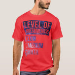 Mathematics Funny Art Level Of Math 1  T-Shirt<br><div class="desc">Mathematics Funny Art Level Of Math 1  .Great shirt for yourself,  family,  grandpa,  grandma,  grandmother,  grandfather,  mom,  dad,  sister,  brother,  uncle,  aunt,  men,  women or anyone</div>