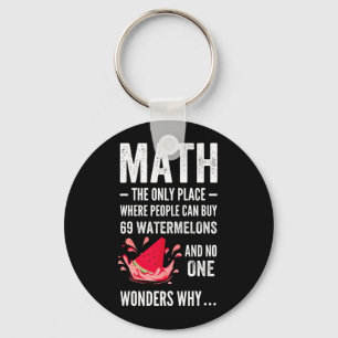 Mathematics humour keychain