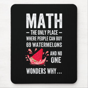 Mathematics humour mouse pad