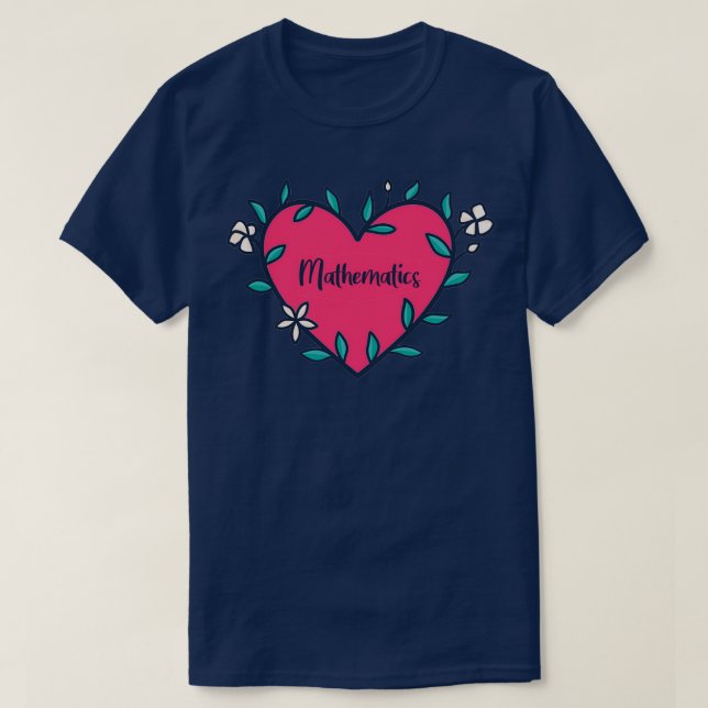 Mathematics Lover T-Shirt (Design Front)
