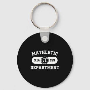 Mathematics Mathletic Department Pi 3.14 159 Keychain