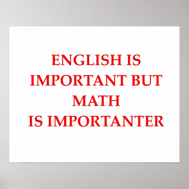 mathematics poster (Front)