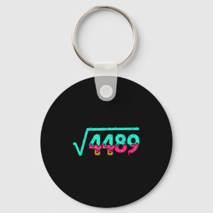 Mathematics Radical 4489, Playful Donut Numbers Ma Keychain