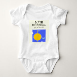mathematics rules baby bodysuit