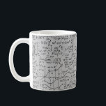 mathematics scribbles coffee mug<br><div class="desc">mathematics scribbles</div>