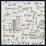 mathematics scribbles  fabric<br><div class="desc">mathematics scribbles</div>
